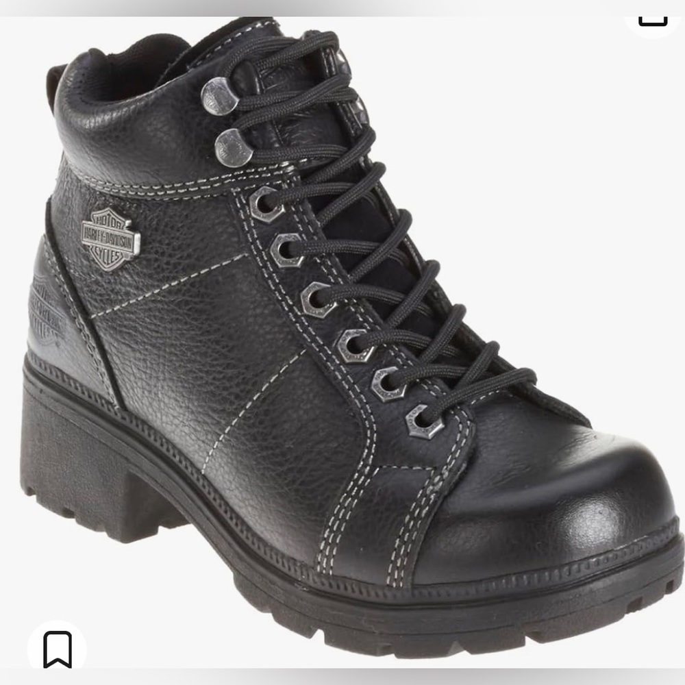 Harley-Davidson Women’s Tyler Leather Lace-Up Boots Size 7